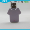 Ropa en forma de L ABS Custom Logo USB Flash Drive para muestra gratis